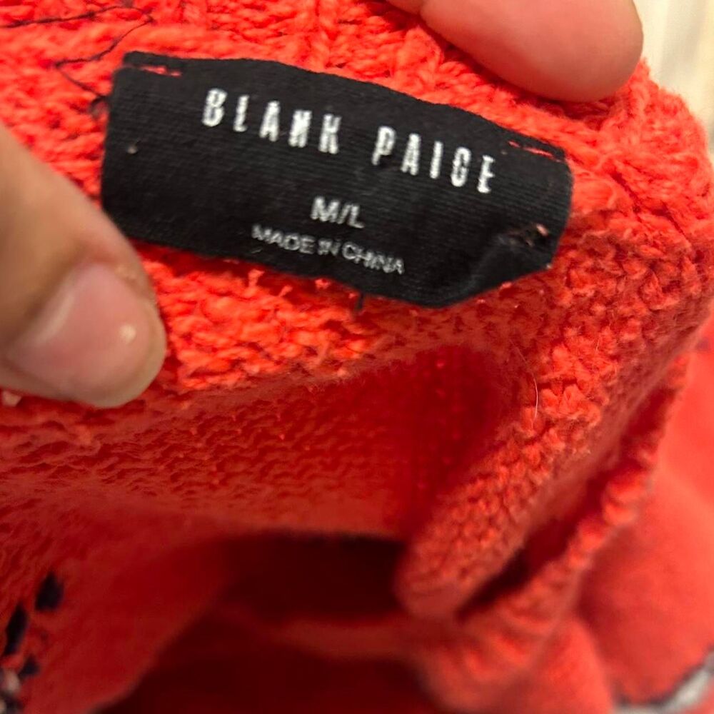 Blank Paige Women's Red Jumper